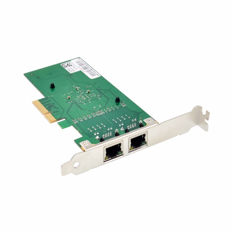 PCIe x4 2-port RJ45 Intel JL82576EB Chipset Gigabit Ethernet Network Interface Card