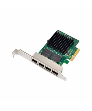 PCIe x4 4-port RJ45 Intel NHI350AM4 Chipset Gigabit Ethernet Network Interface Card