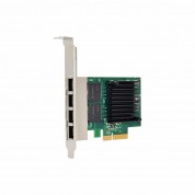 PCIe x4 4-port RJ45 Intel NHI350AM4 Chipset Gigabit Ethernet Network Interface Card