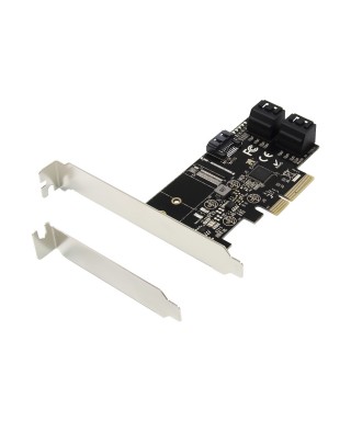 PCIe 3.0 x4 5-port SATA III 6 Gbps Expansion Card