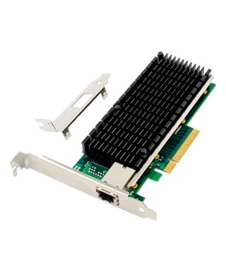 PCIe x8 1-port RJ45 10GBASE-T Ethernet Network Card with Intel X540 Chip
