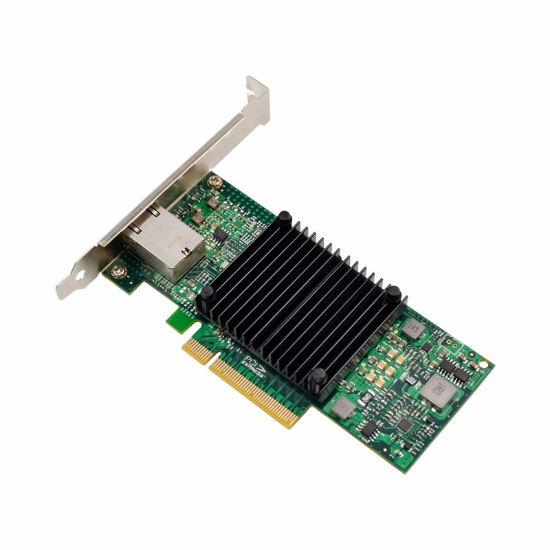 PCIe x8 1-port RJ45 10GBASE-T Ethernet Network Card with Intel JL82599EN Chip
