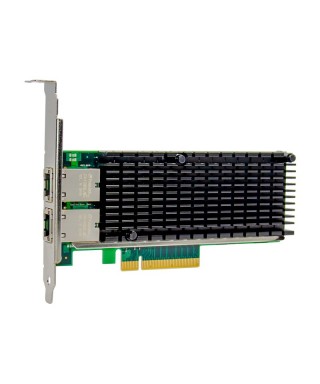 PCIe x8 2-port RJ45 10GBASE-T Ethernet Network Card with Intel X540 Chip