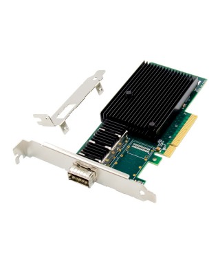PCIe x8 Single QSFP+ Port 40GbE Network Card with Intel XL710 Chip