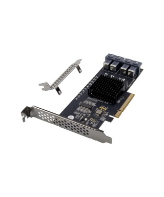 PCIe 3.0 x8 4-port U.2 SFF8643 NVMe SSD Expansion Card