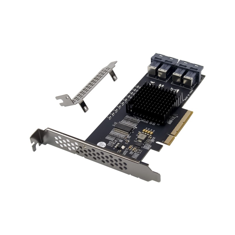 PCIe 3.0 x8 4-port U.2 SFF8643 NVMe SSD Expansion Card