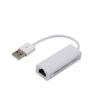 USB 2.0 Type-A to RJ45 Fast Ethernet Network Adapter
