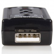 USB 2.0 Virtual 7.1 CH Stereo Sound Adapter - External Audio Card