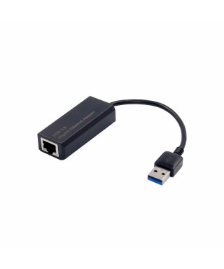 USB 3.0 Type A to RJ45 Gigabit Ethernet Network Adapter with Plastic Shell